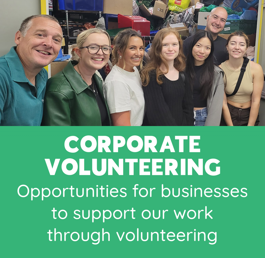 Corporate Volunteering - opportunities for businesses to support our work through volunteering
