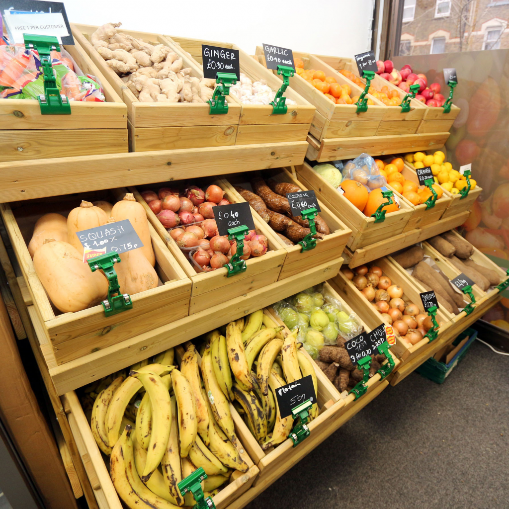Fresh fruit and veg at our social supermarket